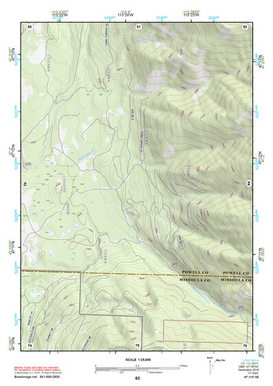 47113SE Page 63 Seeley Lake Topo Preview 1