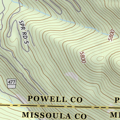 47113SE Page 63 Seeley Lake Topo Preview 3