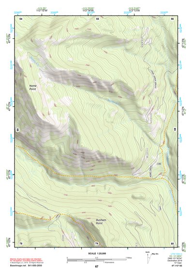 47113SE Page 67 Seeley Lake Topo Preview 1