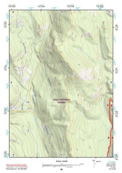 47113SE Page 68 Seeley Lake Topo Preview 1