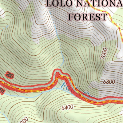 47113SE Page 71 Seeley Lake Topo Preview 3