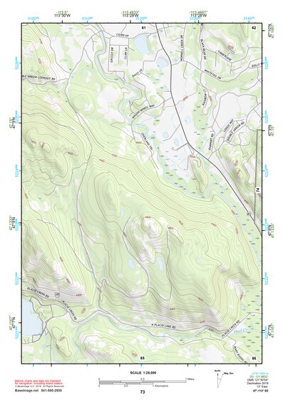 47113SE Page 73 Seeley Lake Topo Preview 1