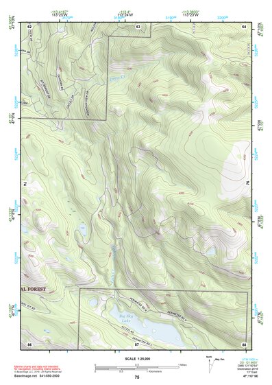 47113SE Page 75 Seeley Lake Topo Preview 1