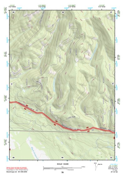47113SE Page 78 Seeley Lake Topo Preview 1