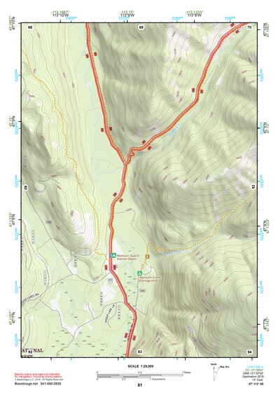 47113SE Page 81 Seeley Lake Topo Preview 1