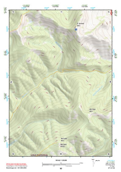 47113SE Page 83 Seeley Lake Topo Preview 1