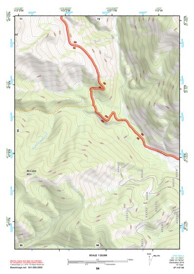 47113SE Page 84 Seeley Lake Topo Preview 1