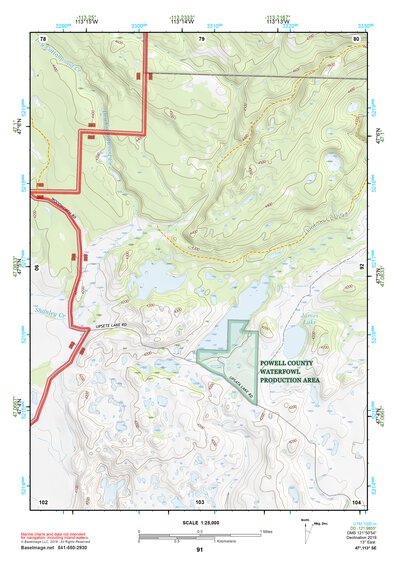 47113SE Page 91 Seeley Lake Topo Preview 1