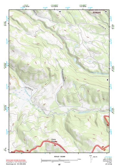 47113SE Page 97 Seeley Lake Topo Preview 1