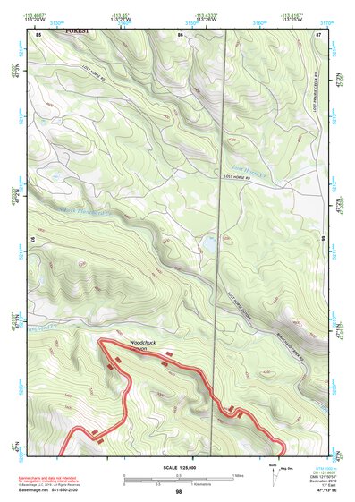 47113SE Page 98 Seeley Lake Topo Preview 1