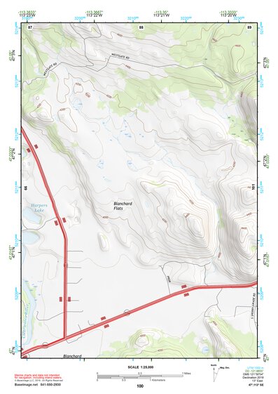 47113SE Page 100 Seeley Lake Topo Preview 1