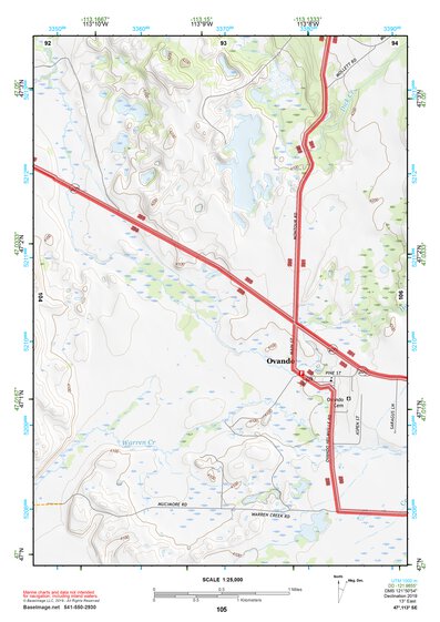 47113SE Page 105 Seeley Lake Topo Preview 1