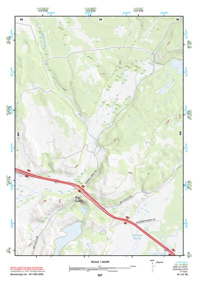 47113SE Page 107 Seeley Lake Topo Preview 1