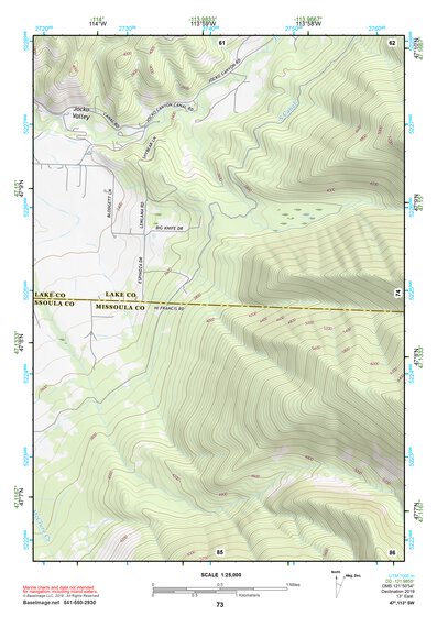 47113SW Page 73 Seeley Lake Topo Preview 1