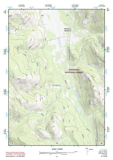 47115NE Page 7 Thompson Falls Topo Preview 1