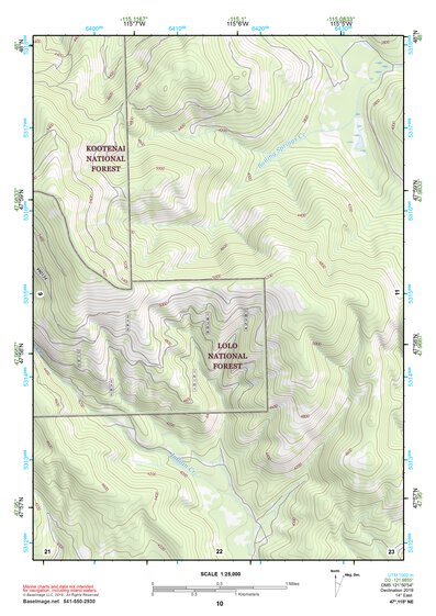 47115NE Page 10 Thompson Falls Topo Preview 1