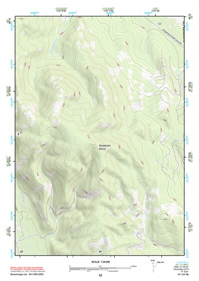 47115NE Page 12 Thompson Falls Topo Preview 1