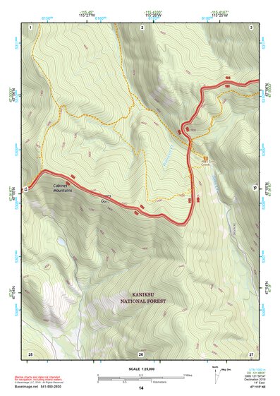 47115NE Page 14 Thompson Falls Topo Preview 1