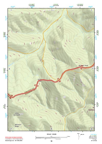 47115NE Page 16 Thompson Falls Topo Preview 1