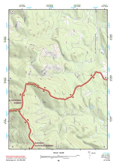 47115NE Page 19 Thompson Falls Topo Preview 1