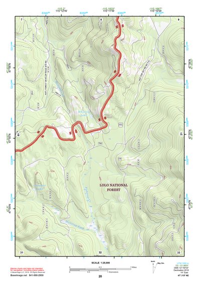 47115NE Page 20 Thompson Falls Topo Preview 1