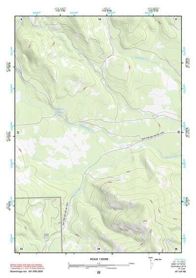47115NE Page 22 Thompson Falls Topo Preview 1