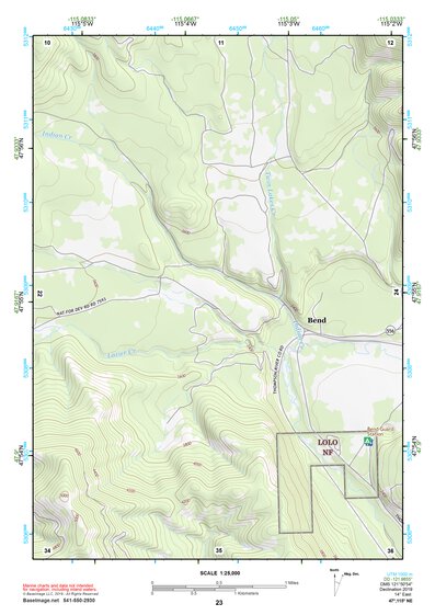 47115NE Page 23 Thompson Falls Topo Preview 1
