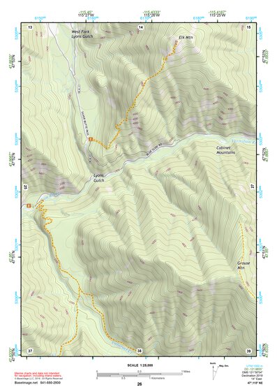 47115NE Page 26 Thompson Falls Topo Preview 1