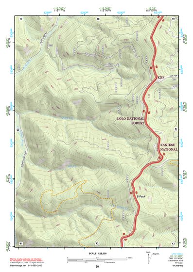 47115NE Page 30 Thompson Falls Topo Preview 1