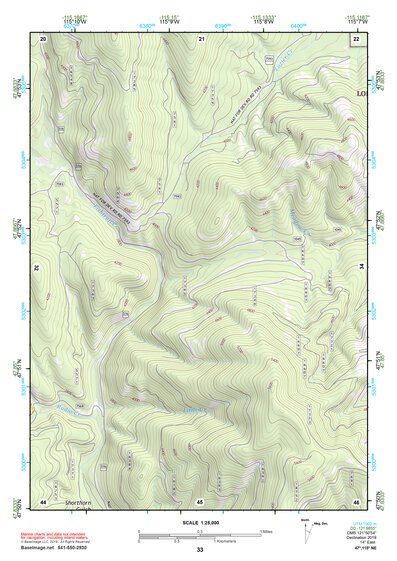 47115NE Page 33 Thompson Falls Topo Preview 1