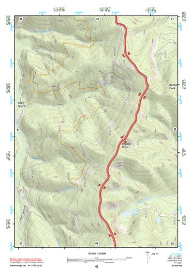 47115NE Page 42 Thompson Falls Topo Preview 1