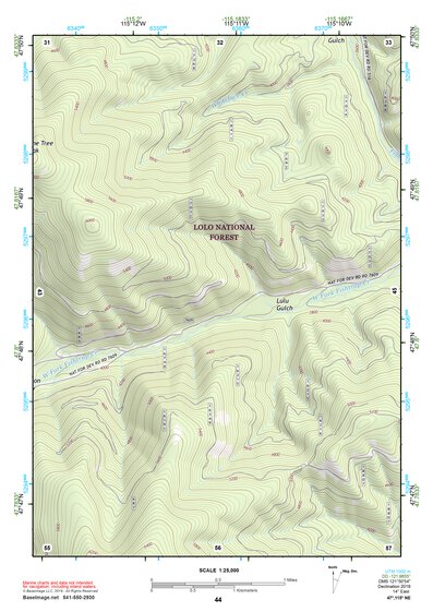 47115NE Page 44 Thompson Falls Topo Preview 1