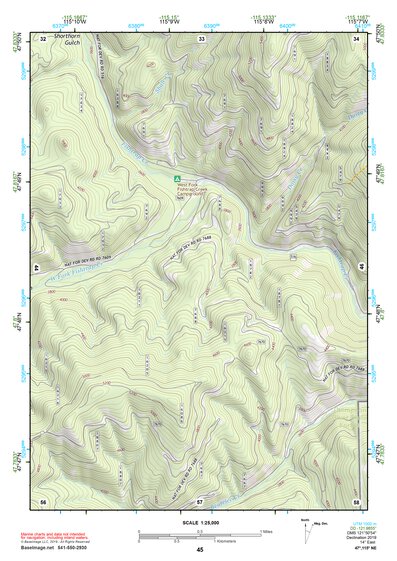 47115NE Page 45 Thompson Falls Topo Preview 1