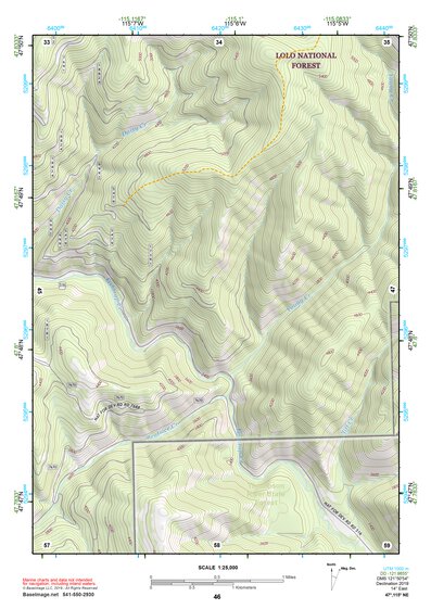 47115NE Page 46 Thompson Falls Topo Preview 1