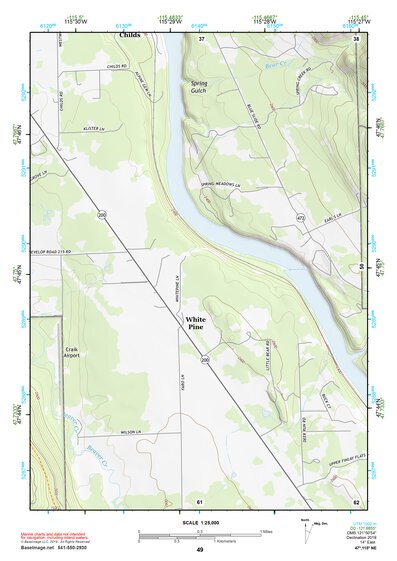 47115NE Page 49 Thompson Falls Topo Preview 1