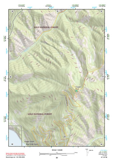 47115NE Page 51 Thompson Falls Topo Preview 1