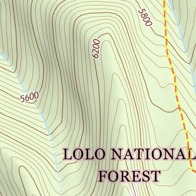 47115NE Page 65 Thompson Falls Topo Preview 2