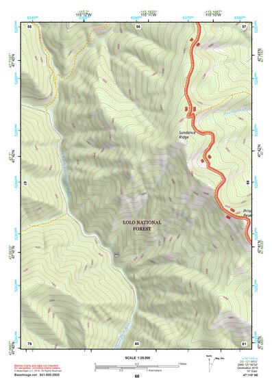 47115NE Page 68 Thompson Falls Topo Preview 1