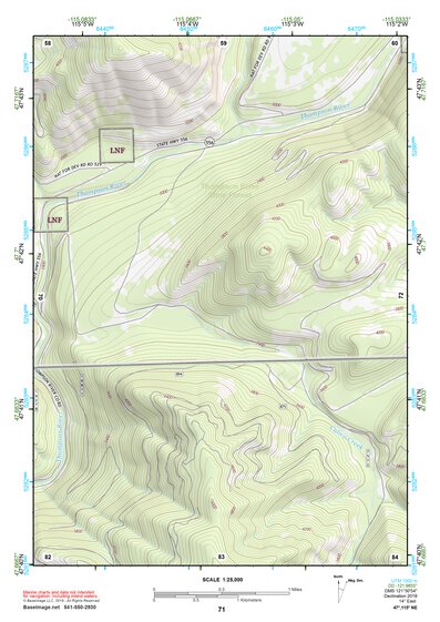 47115NE Page 71 Thompson Falls Topo Preview 1
