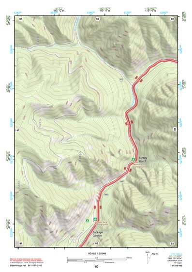 47115NE Page 80 Thompson Falls Topo Preview 1