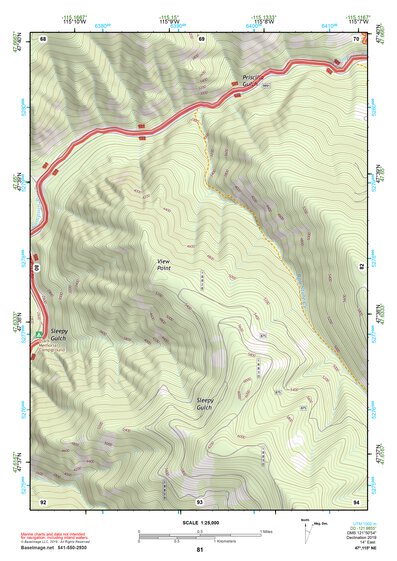 47115NE Page 81 Thompson Falls Topo Preview 1