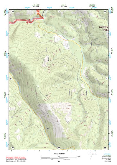 47115NE Page 82 Thompson Falls Topo Preview 1