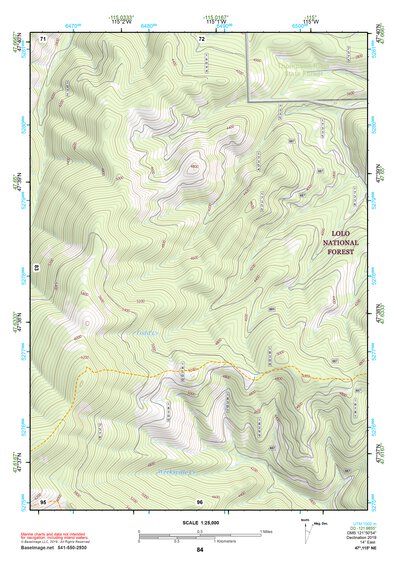 47115NE Page 84 Thompson Falls Topo Preview 1