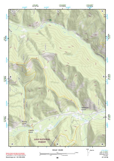 47115NE Page 86 Thompson Falls Topo Preview 1