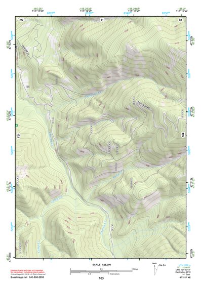 47115NE Page 103 Thompson Falls Topo Preview 1