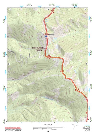 47115NE Page 104 Thompson Falls Topo Preview 1