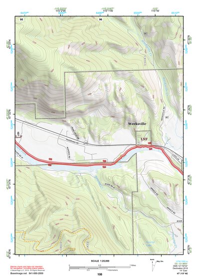 47115NE Page 108 Thompson Falls Topo Preview 1