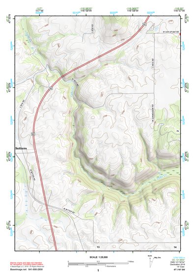 47116SW Page 1 Saint Maries Topo Preview 1