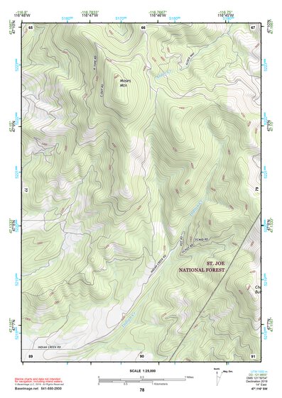 47116SW Page 78 Saint Maries Topo Preview 1