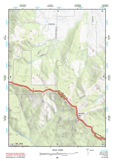 47116SW Page 87 Saint Maries Topo Preview 1
